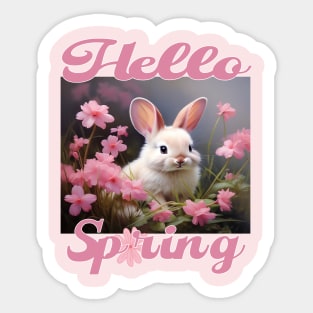 Hello Spring Sticker